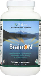 E3Live BrainOn Dietary Supplement, Unflavored, 16 Ounce
