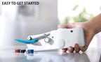1pc Handheld Sewing Machine Mini Sewing Machines, Portable Sewing Machine  Handheld Stitch Tool For Fabric, Kids Cloth, Clothing (battery Not Included)
