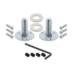 Studio Plate Double Dummy Waldorf Door Knob in Oil-Rubbed Bronze