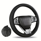 Car PU Leather Steering Wheel Cover