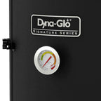 DynaGlo Signature Vertical Offset Charcoal Smoker Grill Heavy Duty Outdoor Black
