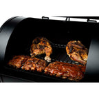 DynaGlo Signature Vertical Offset Charcoal Smoker Grill Heavy Duty Outdoor Black