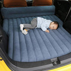 DIAOD Car Inflatable Bed FlocFabric Car Inflatable Mattress Car SUV Bed Car Supplies