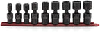 GEARWRENCH 9 Pc. 1/2" Drive 6 Point Standard X-Core Pinless Universal Impact SAE Socket Set - 84978