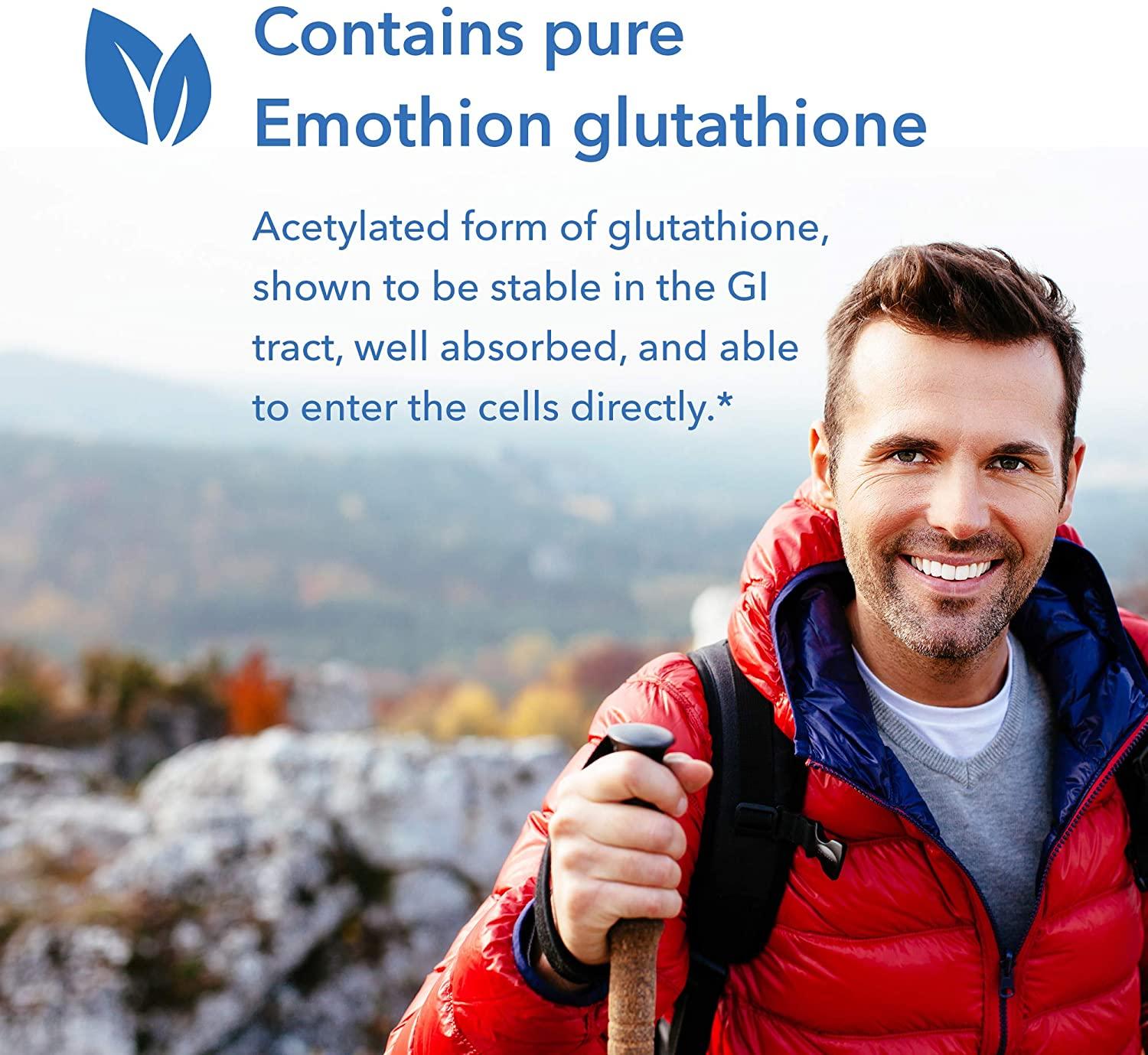 Allergy Research Group - Acetyl Glutathione 300mg - Well-Absorbed, Hypoallergenic - 60 Tablets