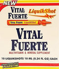 Vital Fuerte Liquid Shot Multivitamin & Mineral Supplement 10 Units of 15 ml. - Suplemento Multivita (Pack of 24)