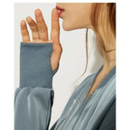 vintage embroidery zipper casual jacket