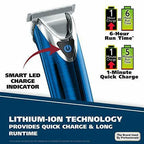 Wahl  Steel Lithium Ion 2.0+ Slate Beard Trimmer for Men - Electric ...