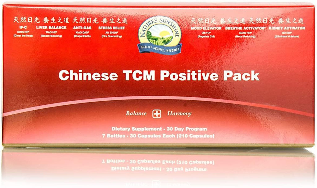 Nature's Sunshine TCM Vitamin Pack, Yang (Positive), 30 Day | Vitamin Packs for Men and Women Containing 7 Chinese Herbal Formulas and Vitamins