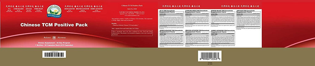 Nature's Sunshine TCM Vitamin Pack, Yang (Positive), 30 Day | Vitamin Packs for Men and Women Containing 7 Chinese Herbal Formulas and Vitamins