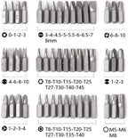 LFDHSF Screwdriver Set, 100pcs Screwdriver Security Bit Set, Torx Tamper Screws Hex Key Phillips Slotted Tri-Wing Car Repair Screwdriver Hand Tool Kit for Home Automotive