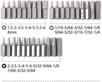 LFDHSF Screwdriver Set, 100pcs Screwdriver Security Bit Set, Torx Tamper Screws Hex Key Phillips Slotted Tri-Wing Car Repair Screwdriver Hand Tool Kit for Home Automotive