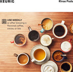 Keurig K-Mini Single Serve Coffee Maker, Black &amp; Brewer Maintenance Kit, Includes Descaling Solution, Water Filter Cartridges &amp; Rinse Pods, 14 count