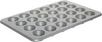 KitchenAid Nonstick Mini Muffin Pan, 24-Cup, Silver