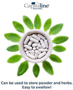 Capsuline - Size 1 Clear Empty Gelatin Capsules - 50000 Count - Manufactured in North & South America - Kosher & Halal Certified - Pill Capsules