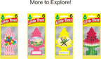 LITTLE TREES Air Fresheners Car Air Freshener. Hanging Tree Provides Long Lasting Scent for Auto or Home. Cotton Candy, 24 Air Fresheners