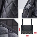 Wallet Handbag Car Supplies StoraBetween Car Seats Car Organizer Mesh Bag With Extra Back Pocket Car Seat Back Organizer Box Car Accessories