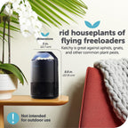 Katchy Indoor Insect Trap - Catcher &amp; Killer for Mosquitos, Gnats, Moths, Fruit Flies - Non-Zapper Traps for Inside Your Home - Catch Insects Indoors with Suction, Bug Light &amp; Sticky Glue (Black)