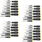 Bondhus 10737 Set of 11 Balldriver Screwdrivers, ProGuard Finish, Long Length, sizes 5/64-3/8-Inch (Four Pack)