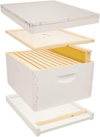Mann Lake Complete Bee Hive Kit, with 10 Frames, and Waxed Foundation Completely Assembled, Made in The USA
