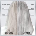 L’Oréal Paris Le Color Gloss One Step In-Shower Toning Hair Gloss, Neutralizes Brass, Conditions &amp; Boosts Shine, Silver, 4 Ounce