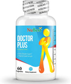 Doctor Plus - Powerful Growth Boost - Promotes Strong and Healthy Bones - Immunity Support - for Children (10+) and Teens - 60 Capsules (Pack of 6)