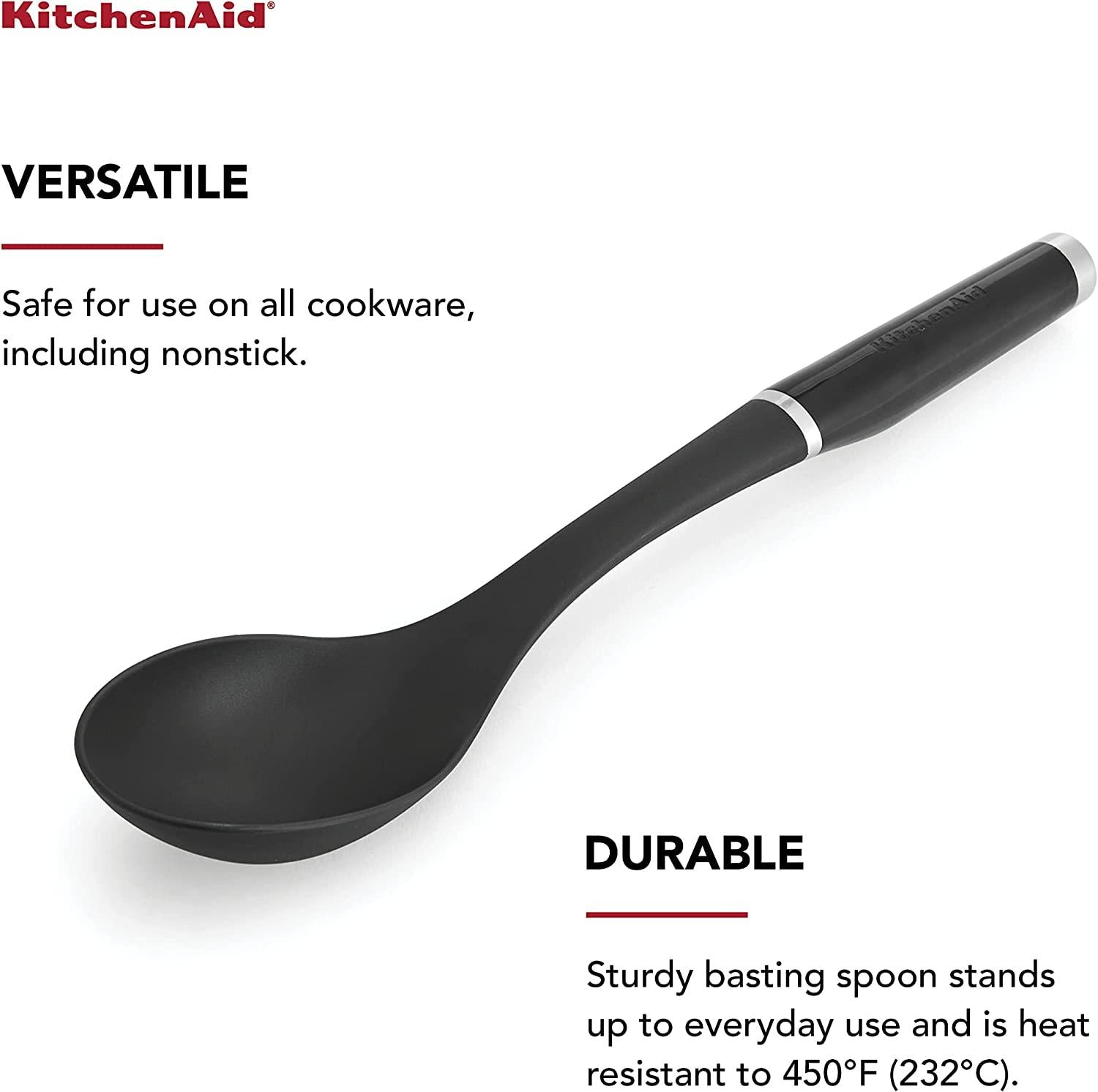 KitchenAid Classic Basting Spoon, One Size, Black 2
