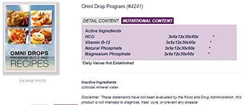 Omni Drops with Vitamin B12, Nite Lite, Fiber N Mor, Omni 4 with Glucosamine, Charge Capsules with Caffeine by Omnitrition
