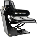 Universal Tractor Suspension Seat Sliding Rails Adjustable,Waffle Style,Fits for John Deere,Ford/Holland,Massey Ferguson,Kubota (Black)