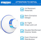 HYDROTOOLS BY SWIMLINE 8720 Extra Large Capacity Pool &amp; Spa Chemical Dispenser | Compatible With Bromine &amp; Chlorine Supports 1-3’’ Tablets | Adjustable Control Ring For Customizable Flow Rate