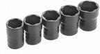 SK Hand Tools 875 Turbosocket Fastener Removal 5pc 1/2 Dr