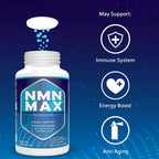 Sublingual NMN 500mg, NMN Supplement - Fast-Acting Nicotinamide Mononucleotide Lozenges - Boost NAD Levels Boost Energy, Potent Anti-Aging Supplement ( 10 Packs 1200 Tablets)
