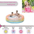 XDKQ Inflatable Paddling Pool for Kids/Toddlers/Infants,Fun Swimming Pool Kiddie Pools Suitable for Outdoor Garden Backyard,Summer Water Party Toys,#2