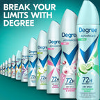 Degree Advanced Antiperspirant Deodorant Cucumber Burst 3 Count Dry Spray 72-Hour Sweat &amp; Odor Protection Deodorant Spray For Women With MotionSense Technology 3.8 oz