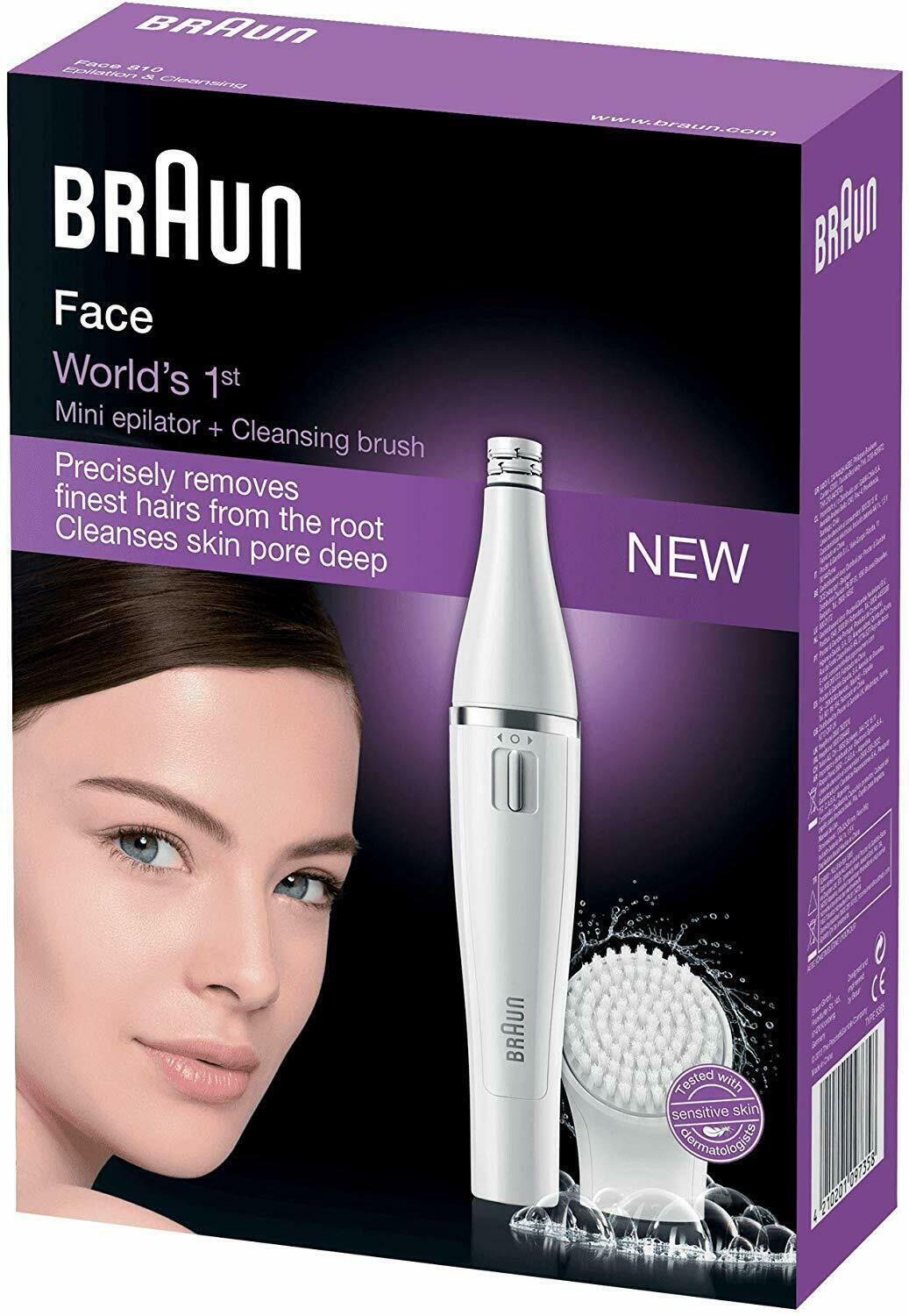 Face 810 Facial Epilator Facial Cleansing Brush Micro-Oscillat