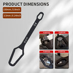 Upgrade Your Toolbox With This Universal Double-Head Torx Wrench - Adjustable From 3-17mm!