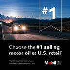 Mobil 1-123837 Extended Performance High Mileage 0W-20; 5QT, Gray