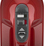 KitchenAid KHM7210ER 7-Speed Digital Hand Mixer with Turbo Beater II Accessories and Pro Whisk - Empire Red