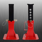 Torin ATZ120005B Heavy Duty Pin Style Adjustable Height Automotive Jack Stands, 12 Ton (26,400 lb) Capacity, Red, 1 Pair