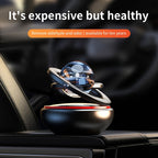Solar-Powered Car Aromatherapy: Revitalize Your Car's Interior with this Rotating Air Freshener &amp; Purifier!
