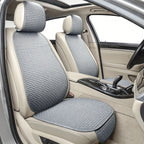 Flax Car Seat Cover Protector Linen Front Back Cushion Protection Car Seat Pad Mat Backrest Automobiles Front Backrest Seat Cushion