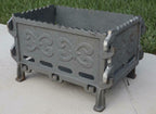 Mangal Russian Shashlyk BBQ Cast Iron Brazier Portable Barbeque Grill 17kg/37LB