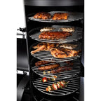 Signature Heavy-Duty Vertical Offset Charcoal Smoker and Grill in Black New
