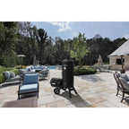 Signature Heavy-Duty Vertical Offset Charcoal Smoker and Grill in Black New
