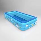 LIU Children's Inflatable Swimming Pool, Outdoor Outdoor Paddling Pool, Toy Ball Pool, Sand Pool, Bathtub (with Foot Pump)