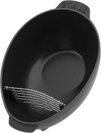 Staub Cast Iron 2-qt Mussel Pot - Matte Black, Made in France