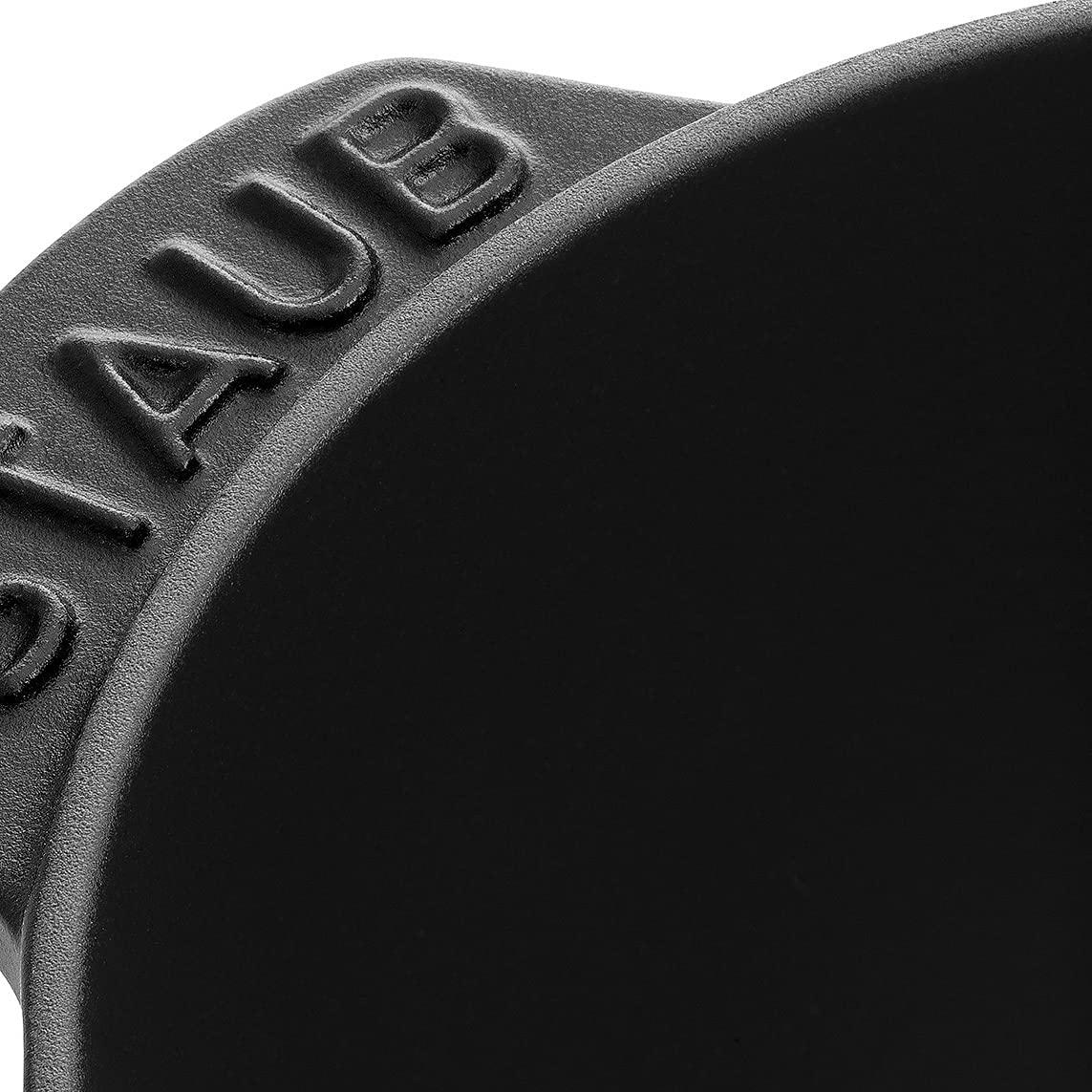 Staub Cast Iron 2-qt Mussel Pot - Matte Black, Made in France