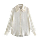 vintage lapel long sleeve