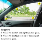 MOTORBUDDY 2-Pack Car Safety Hammer, 3-in-1 Auto Emergency Escape Hammer with Window Breaker and Seat Belt Cutter, Striking Black Emergency Escape Tool for Car Accidents