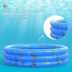 garden round inflatable baby swimming pool, portable inflatable child/children little pump pool,kiddie paddling pool indoor&amp;outdoor toddler water game play center for kids/girl/boy